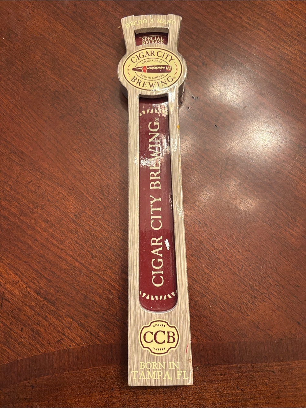 Maroon Tap Handle -